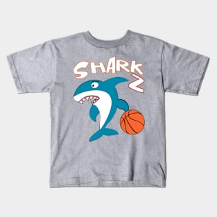 Sharkz Basketball Squad Warmup Jersey Kids T-Shirt